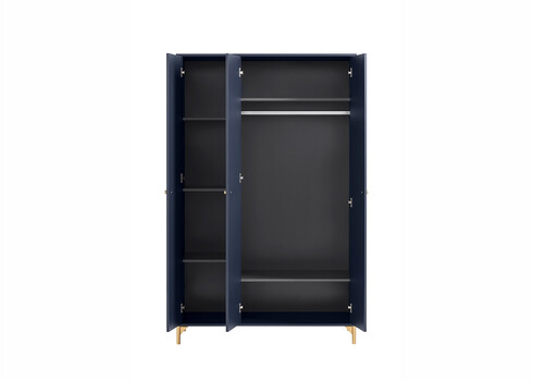 Kapp ALFA tumesinine, 119x60xH191 cm