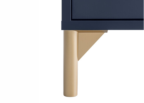 Kapp ALFA tumesinine, 119x60xH191 cm