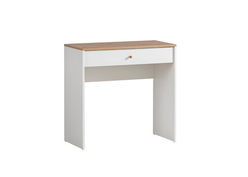 Tualettlaud HILDA tamm / mattvalge, 80x40xH78,5 cm