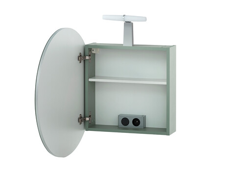 Peegelkapp ANDO roheline, 65x16xH68 cm