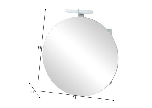 Peegelkapp ANDO roheline, 65x16xH68 cm