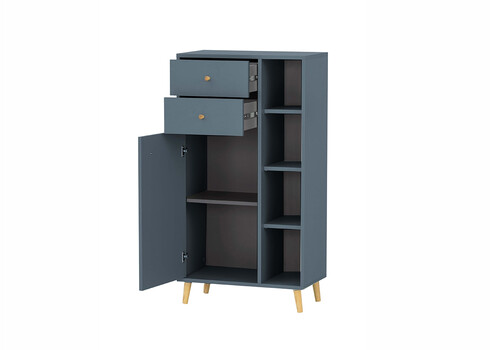 Vannitoakapp BJARNE sinine, 60x33,5xH113 cm