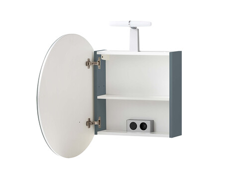 Peegelkapp BJARNE sinine, 65x16xH68 cm