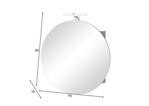 Peegelkapp BJARNE sinine, 65x16xH68 cm