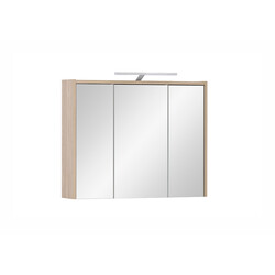 Peegelkapp ELBA tamm, 74,5x16xH60 cm