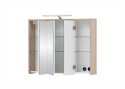 Peegelkapp ELBA tamm, 74,5x16xH60 cm