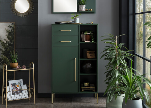 Vannitoakapp KENT roheline, 67x33xH117 cm