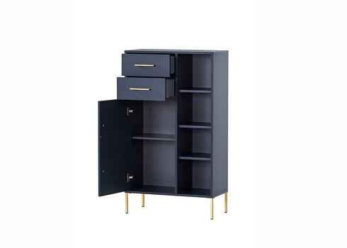 Vannitoakapp KENT sinine, 67x33xH117 cm