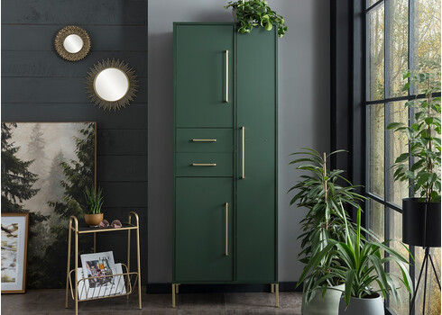 Esikukapp KENT roheline, 67x33xH184 cm