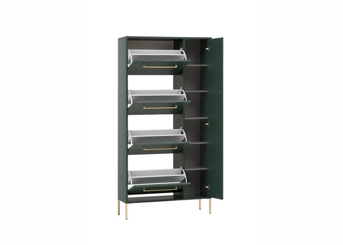Jalatsikapp KENT roheline, 88x30xH174 cm