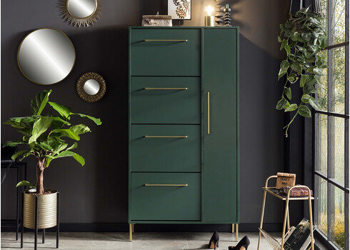 Jalatsikapp KENT roheline, 88x30xH174 cm