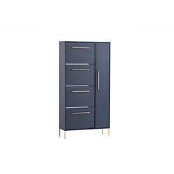 Jalatsikapp KENT sinine, 88x30xH174 cm