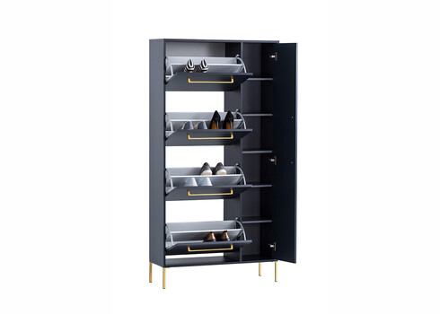 Jalatsikapp KENT sinine, 88x30xH174 cm