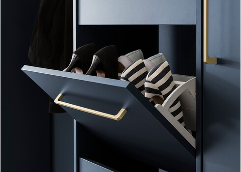 Jalatsikapp KENT sinine, 88x30xH174 cm