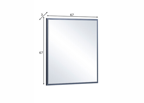 Seinapeegel KENT sinine, 67x3xH67 cm