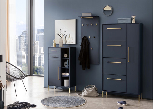 Seinapeegel KENT sinine, 67x3xH67 cm