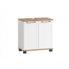 Valamukapp JELDA tamm / mattvalge, 60x33xH62 cm