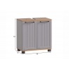 Valamukapp JELDA tamm / hall, 60x33xH62 cm