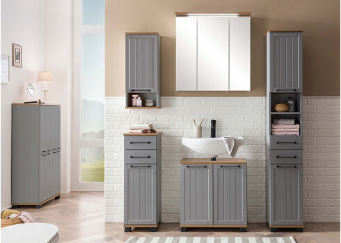 Vannitoakapp JELDA tamm / hall, 30x33xH88 cm