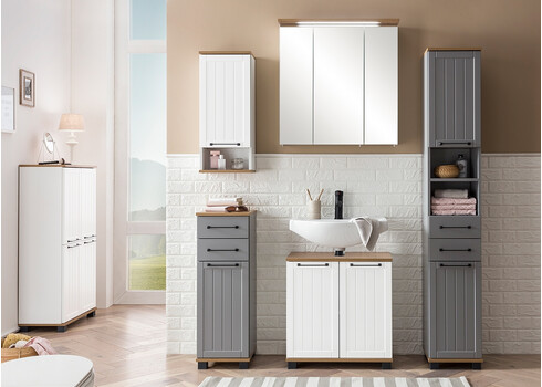 Vannitoakapp JELDA tamm / hall, 30x33xH88 cm