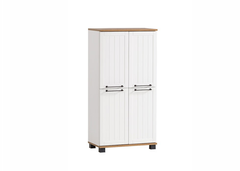 Vannitoakapp JELDA tamm / mattvalge, 60x33xH117 cm