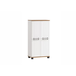 Vannitoakapp JELDA tamm / mattvalge, 60x33xH117 cm