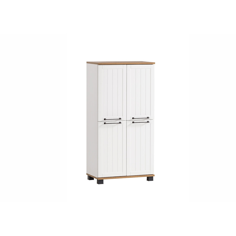 Vannitoakapp JELDA tamm / mattvalge, 60x33xH117 cm
