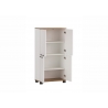 Vannitoakapp JELDA tamm / mattvalge, 60x33xH117 cm