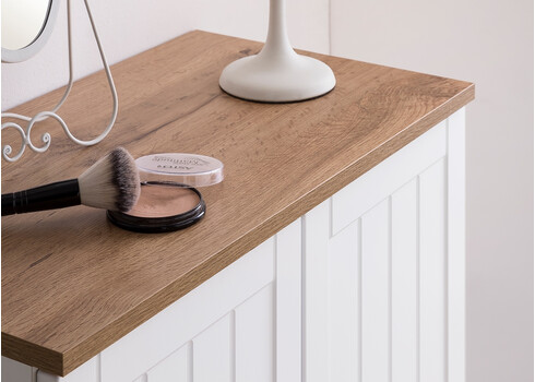 Vannitoakapp JELDA tamm / mattvalge, 60x33xH117 cm