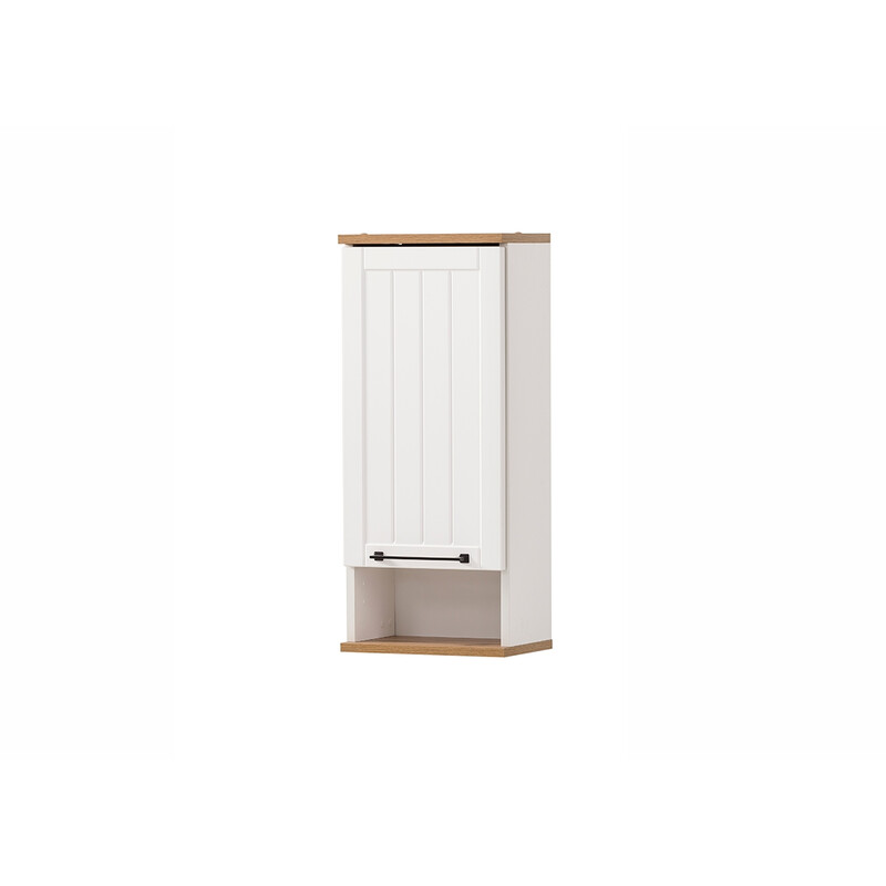 Vannitoakapp JELDA tamm / mattvalge, 30x20,5xH71 cm