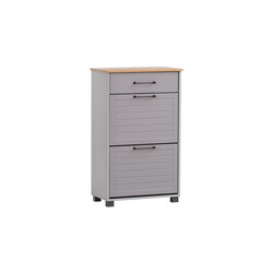 Jalatsikapp JELDA tamm / hall, 62x34xH102 cm