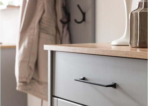 Jalatsikapp JELDA tamm / hall, 62x34xH102 cm