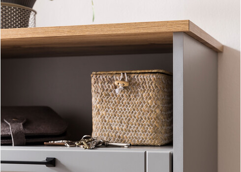 Kummut JELDA tamm / hall, 62x34xH102 cm