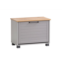 Jalatsikapp JELDA tamm / hall, 62x34xH47 cm