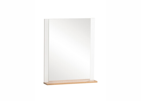 Seinapeegel JELDA tamm / mattvalge, 60x12xH71 cm