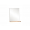 Seinapeegel JELDA tamm / mattvalge, 60x12xH71 cm