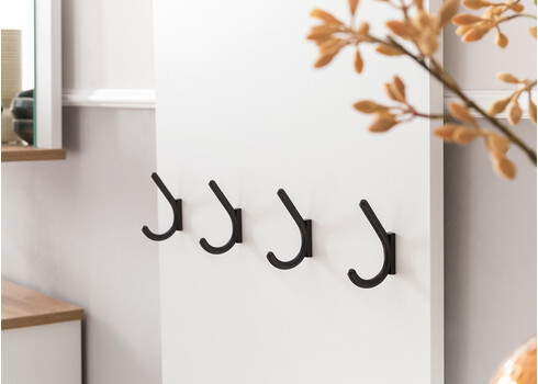 Seinanagi JELDA tamm / mattvalge, 50x20xH111 cm