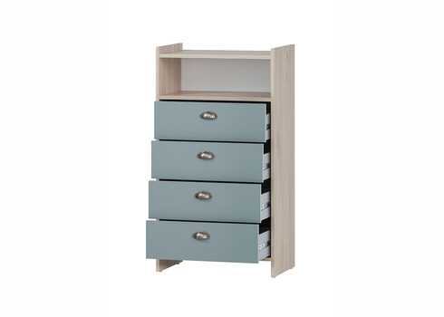 Vannitoakapp LINDHOLM liivatamm / sinine, 60x33xH104 cm