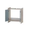 Valamukapp LINDHOLM liivatamm / sinine, 57x33xH62 cm