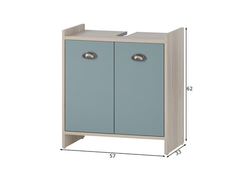 Valamukapp LINDHOLM liivatamm / sinine, 57x33xH62 cm