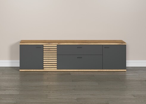 Tv-alus NORRIS antratsiit / tamm, 202x42xH55 cm