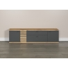 Tv-alus NORRIS antratsiit / tamm, 202x42xH55 cm