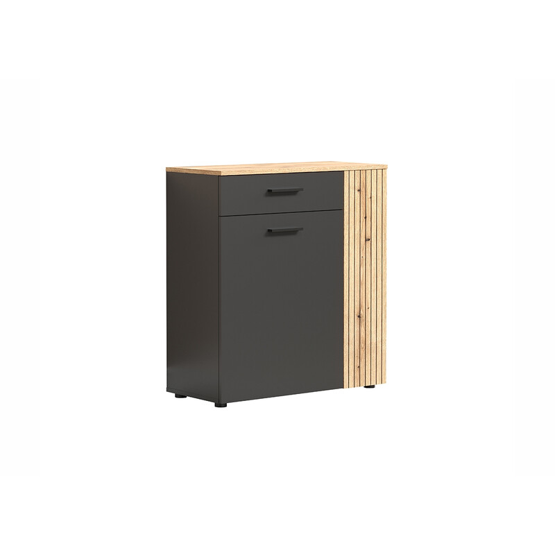 Kummut ESTEBAN antratsiit / tamm, 80x26xH88 cm