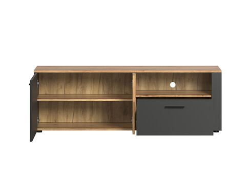 Tv-alus ESTEBAN antratsiit / tamm, 150x42xH50 cm