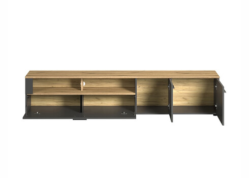 Tv-alus ESTEBAN antratsiit / tamm, 210x41xH43 cm