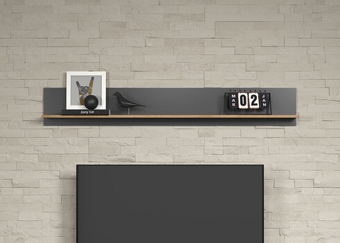 Seinariiul ESTEBAN antratsiit / tamm, 167x18xH25 cm