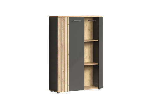 Kummut ESTEBAN antratsiit / tamm, 90x34xH132 cm