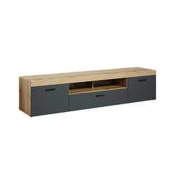 Tv-alus TYLER antratsiit / tamm, 230x52xH52 cm