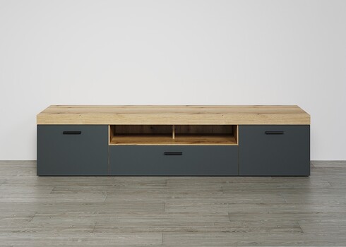 Tv-alus TYLER antratsiit / tamm, 230x52xH52 cm