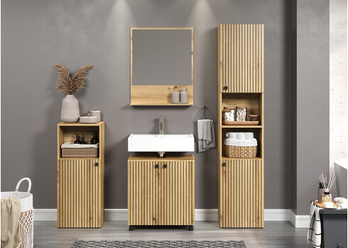 Vannitoakapp PURE BLISS tamm, 40x31xH186 cm